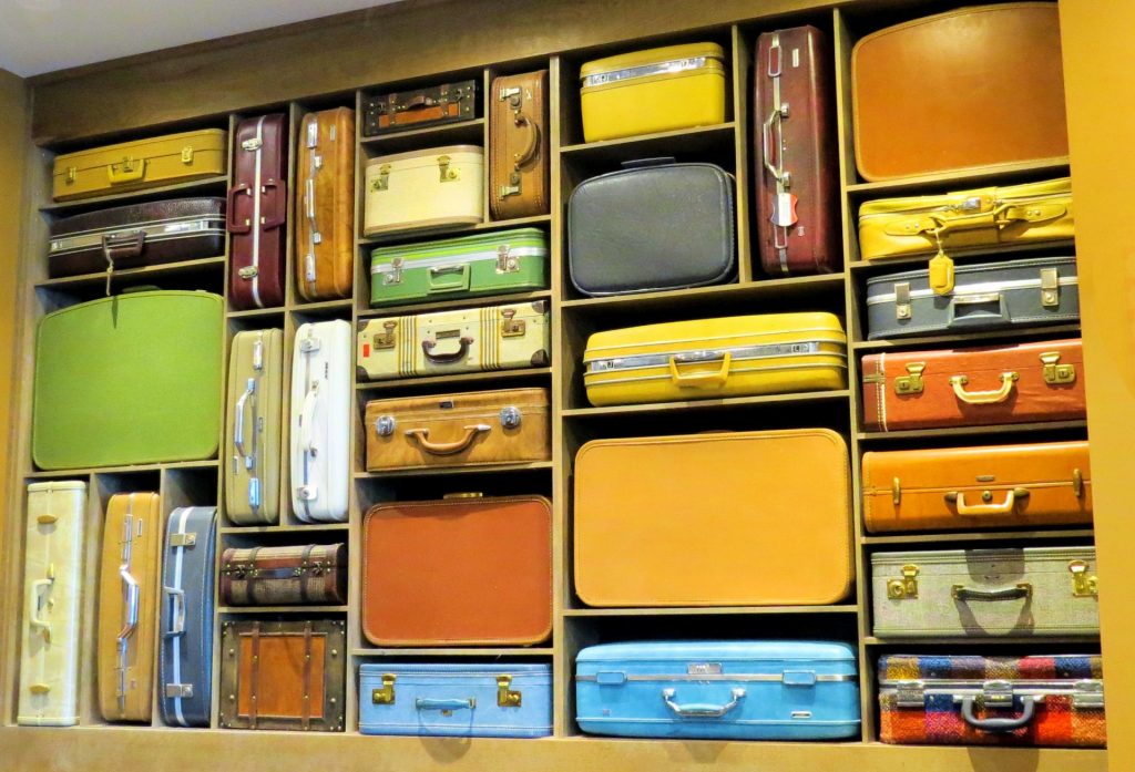 organized luggage